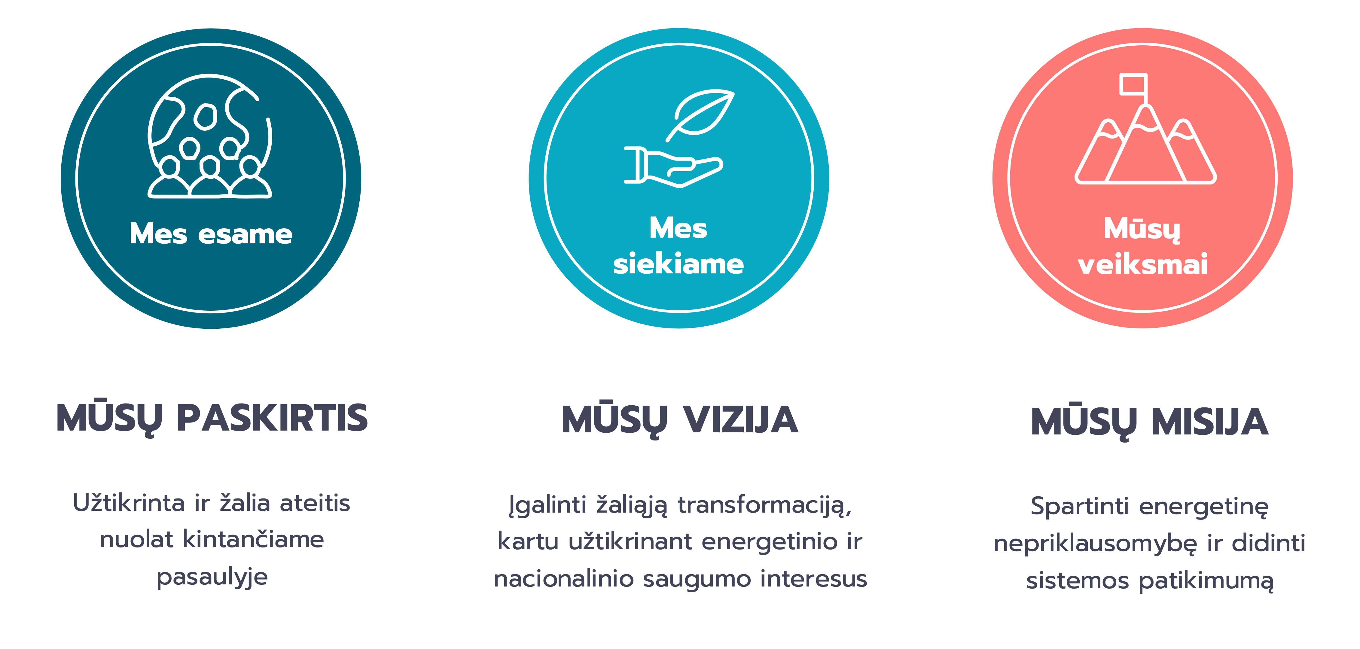 vizija ir misija